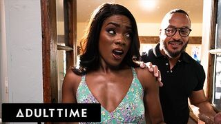 Bland housewife on Ana Foxxx cushion plumbing and plumbing her lovin’ spouse!