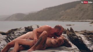 German fledgling cougar likes outdoor beach drill