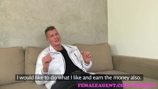 Femaleagent - the naughty cougar couldn't keep up with the fabulous stripper tail on the audition