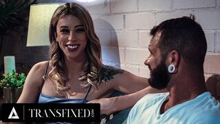 Casey Smooches and Johnny Hill caress their tails together