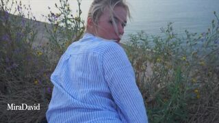 Summer venture - we torn up her two times on the public beach and got caught - Miradavid point of view