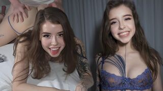 Steaming, sloppy school teenie sluts with mischievous tear up selection