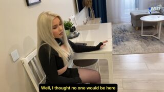 The struggle with Nurse Mostoha concludes in tear up and jism