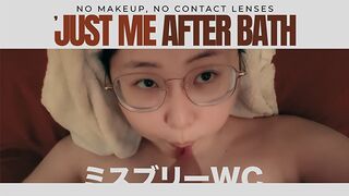 Sans make-up, sans contact lenses, only I'm prepared to plumb after bathing - msbreewc