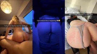 Teenager gals' grubby fucky-fucky in the snapchat selection