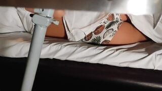 On the instruct, he's publicly romping his married passenger playmate, pretending to be a producer