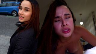 IMMENSE BOOTIE BRAZILIAN MODEL pokes a tourist in MADRID! - Abella Olsen