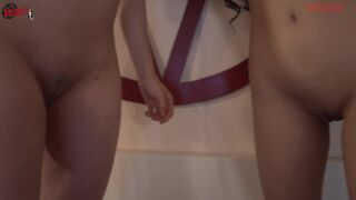 Dollscult Bevy: Plowing red-hot teenies with giant booty and udders