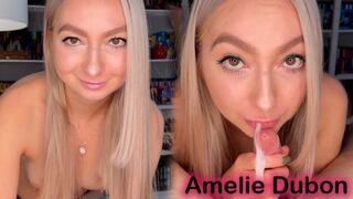 Super-hot Blondie Makes A Mushy Oral pleasure - Jizm in Throat