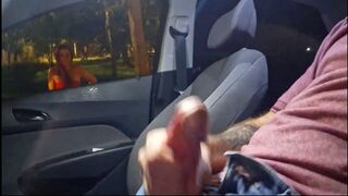 Risky whacking for a crimson teenie on the street