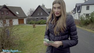 Public Agent - Tiny funbag cockslut pummels for cash