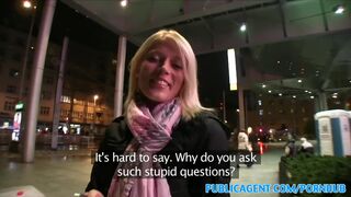 PublicAgent Hd - platinum-blonde doll picked up at the gas station