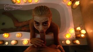OwlCrystal - Throating in the shower