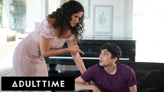 Crazy stepmom trains a nosey son-in-law a lesson