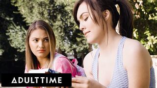 ADULT TIME - University Teacher Freya Parker falls in enjoy with her timid sapphic instructor, Gizelle Blanco