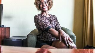 Steamy fledgling cougar rock hard torn up after audition