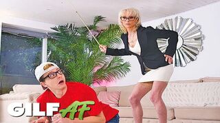 Grams penalty - Jacy, the thin 60-yr-older educator and schoolgirl