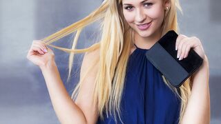 Tracy Lindsay's blond temptation in a steaming voluptuous game