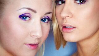 Light-haired Lesbos Super-steamy Deep-throating Celebrate