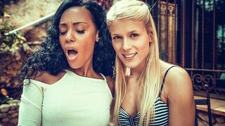 Jummy Cat sits on her face with Noe Milk's cooch