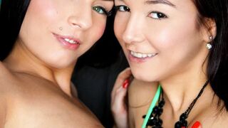 Francys Belle and Kari is the scorching girl-girl game