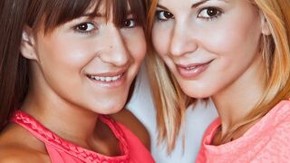 Nasty lezzy soiree of Hungarian gfs with Candy Fleshy and Cindy Loarn