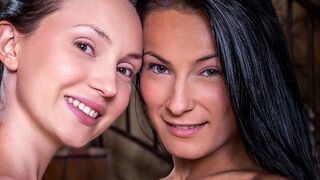 Lexi Dona comforts her enjoy acquaintance Nataly Vont